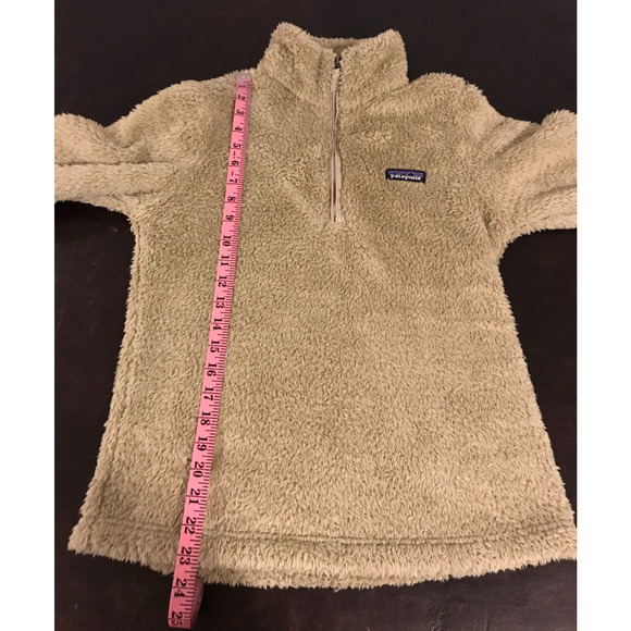 Patagonia Women's Los Gatos El Cap Khaki 1/4 Zip Fleece Pullover Top - Small - Picture 8 of 12